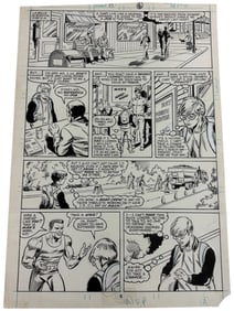 Original Storyboard Production Comic Art