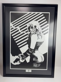 Frank Miller Sin City Dames - Wendy Framed Print