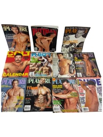 Vintage Gay Male Interest Male Model Magazine Collection Lot