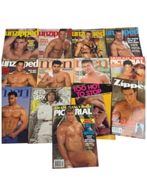 Vintage Gay Male Interest Male Model Magazine Collection Lot