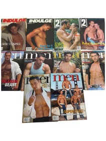 Vintage Gay Male Interest Male Model Magazine Collection Lot