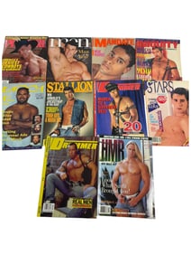 Vintage Gay Male Interest Male Model Magazine Collection Lot
