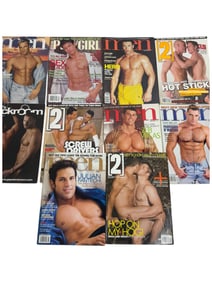 Vintage Gay Male Interest Male Model Magazine Collection Lot