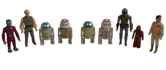 Vintage Star Wars Toys Action Figure Collection Lot