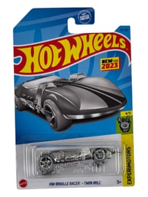 Hot Wheels Experimotors HW Braille Racer Twin Mill Car Toy