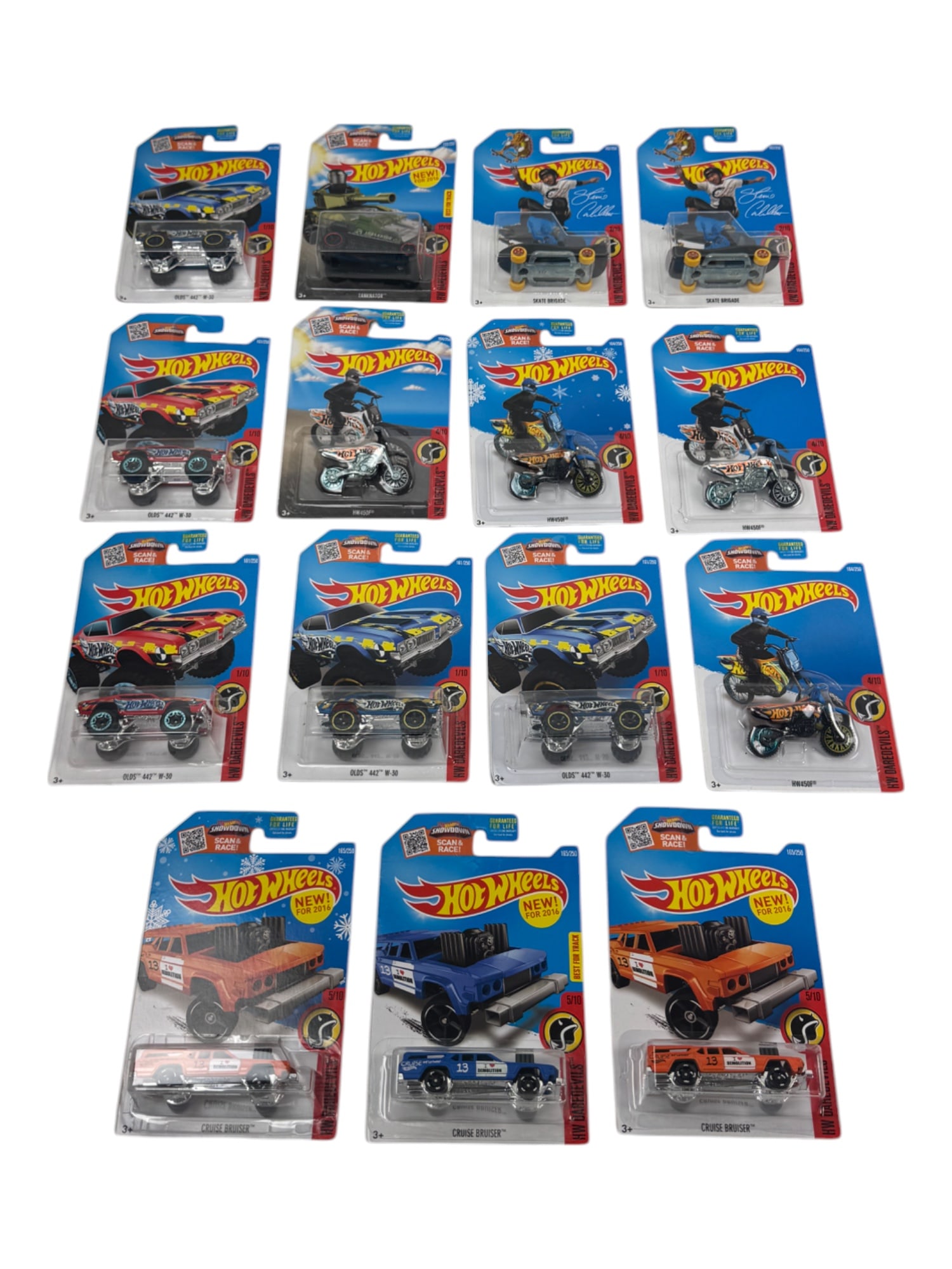 Hot Wheels HW Daredevils Assorted Car Toy Collection Lot: Hot Wheels HW Daredevils Assorted Car Toy Collection Lot