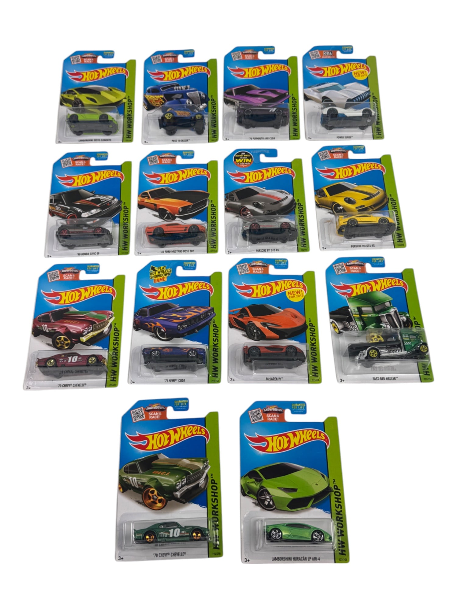Hot Wheels HW Workshop Assorted Car Toy Collection Lot: Hot Wheels HW Workshop Assorted Car Toy Collection Lot