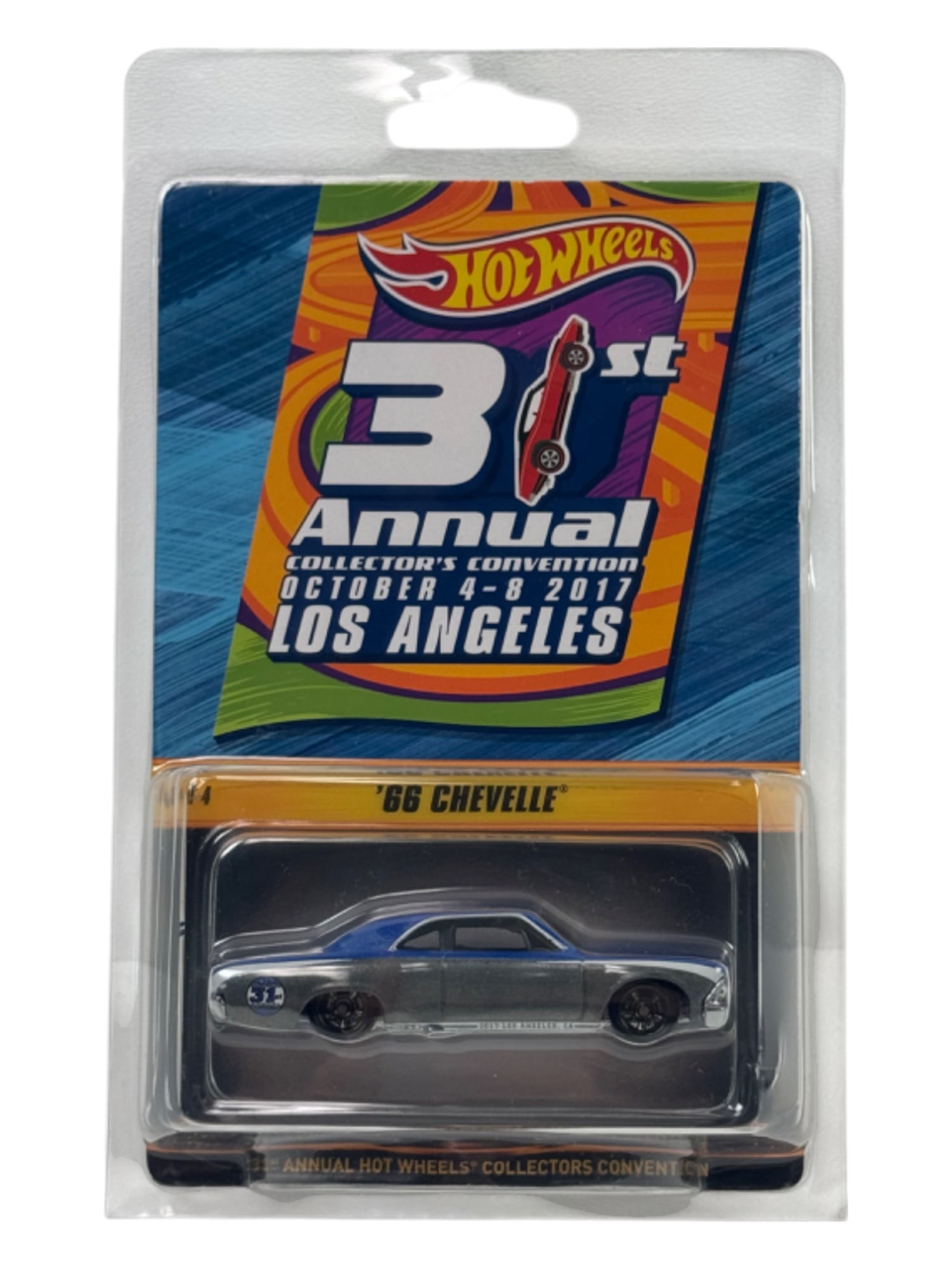 Hot Wheels 31st Annual Collector's Covention Los Angeles '66 Chevelle 00117/01400: Hot Wheels 31st Annual Collector's Covention Los Angeles '66 Chevelle 00117/01400