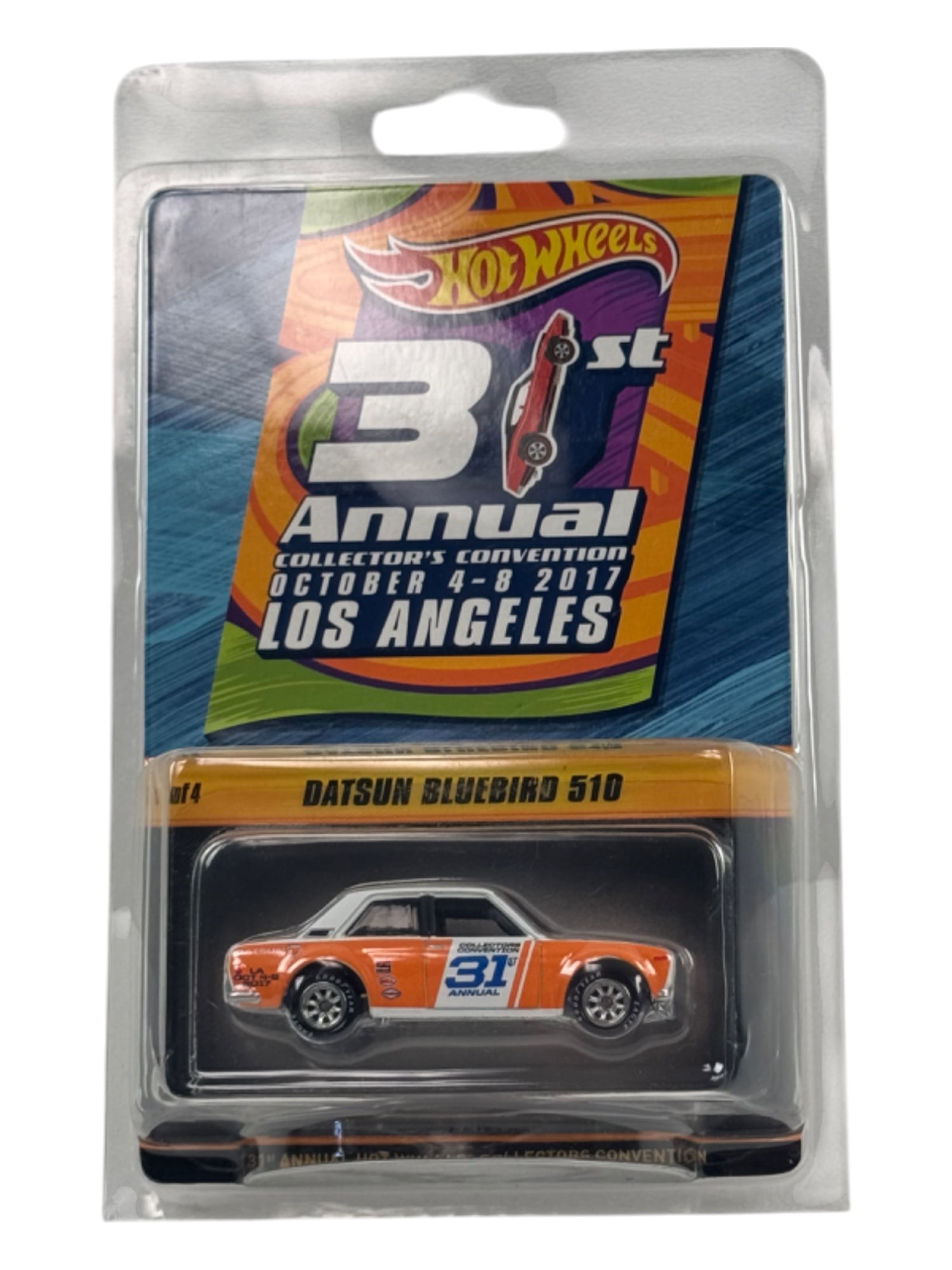Hot Wheels 31st Annual Collector's Covention Los Angeles Datsun Bluebird 510 00117/03000: Hot Wheels 31st Annual Collector's Covention Los Angeles Datsun Bluebird 510 00117/03000