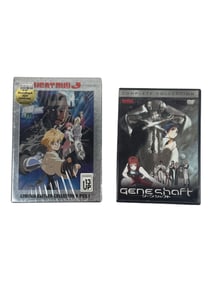 Vintage Japanese Anime Heat Guy & Geneshaft Blu-Ray Disc DVD CD Assorted Collection Lot of 2