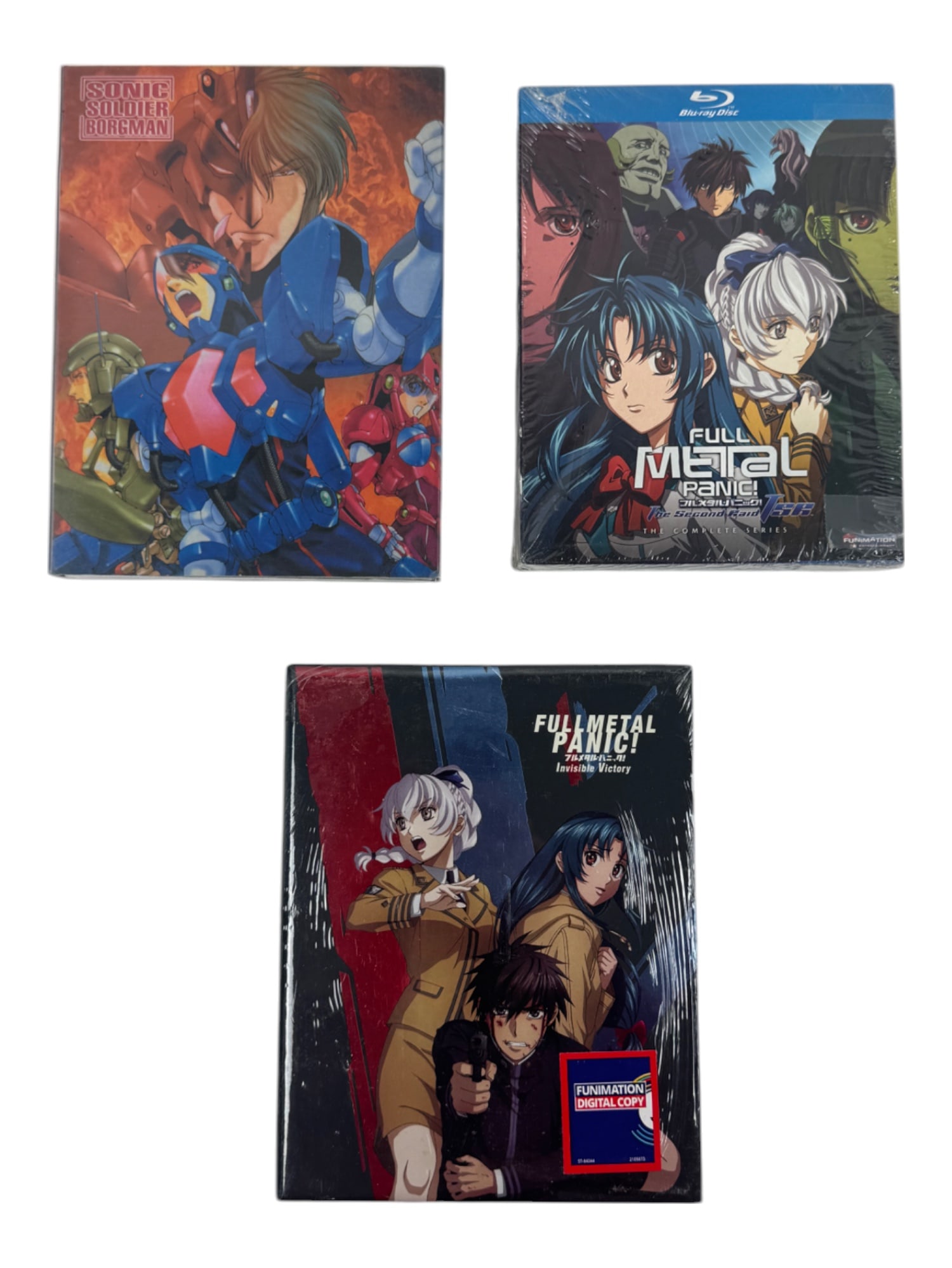 Vintage Japanese Anime Blu-Ray Disc DVD CD Assorted Collection Lot of 3 (1 of 6)