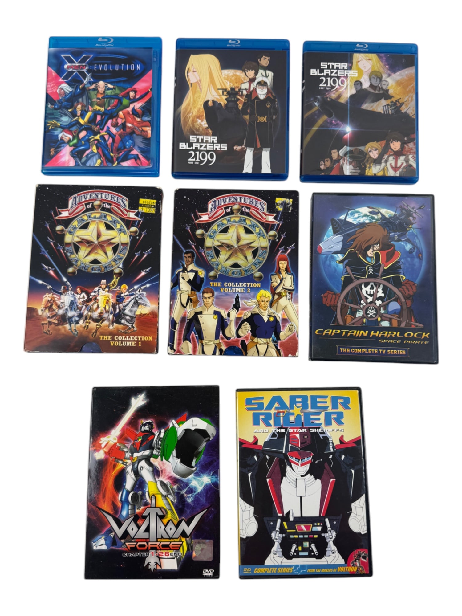 Vintage Japanese Anime Blu-Ray Disc DVD CD Assorted Collection Lot of 8 (1 of 5)