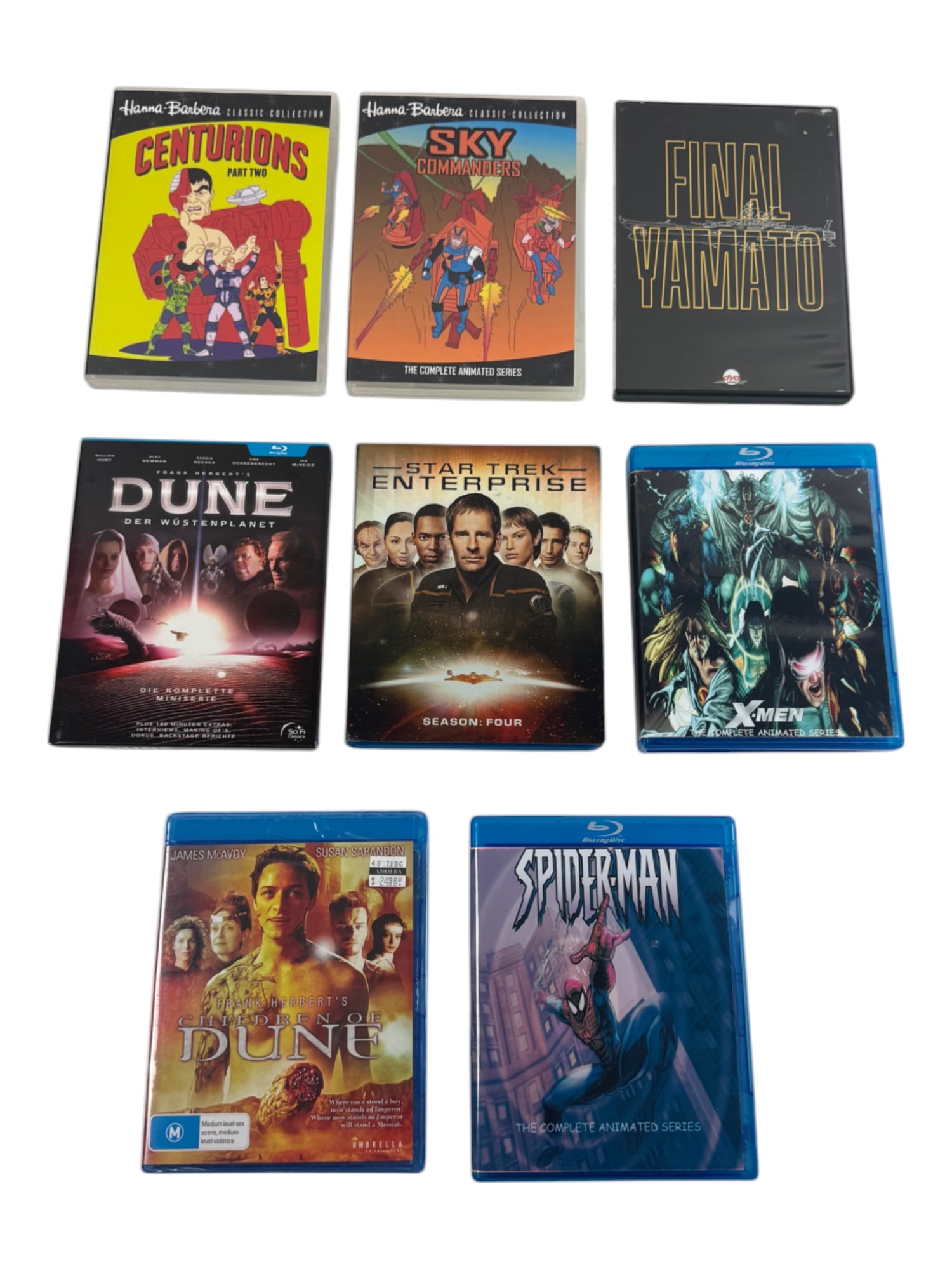 Dune Spiderman X-Men Blu-Ray Disc DVD Collection Lot of 8 (1 of 6)