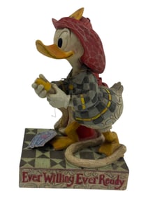Disney Showcase Jim Shore Donald Duck Fireman "Ever Willing Ever Ready" Statue #4006880