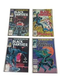 Vintage Marvel Black Panther Series 1 2 3 4 Comic Book Collection Lot