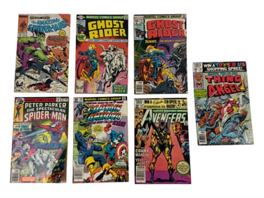 Vintage Marvel Assorted Comic Book Collection Lot