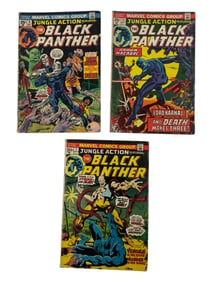 Vintage Marvel Jungle Action The Black Panther Comic Book 7 9 11 Lot