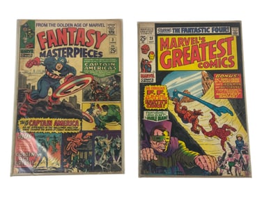 Vintage Marvel's Greatest Comics #23 & Fantasy Masterpieces #3 Lot