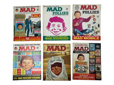 Vintage Mad Magazine Assorted Collection Lot