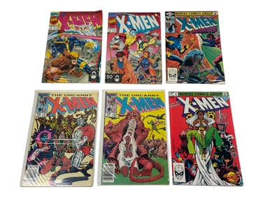 Vintage Marvel X Men Assorted Comic Book Collection Lot