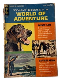 Vintage Gold and Key Walt Disney's World of Adventure Savage Sam Captain Nemo Comic Book Oct