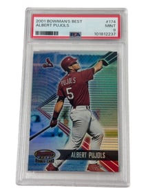 2001 Bowman's Best Rookie Albert Pujols #174 PSA 9