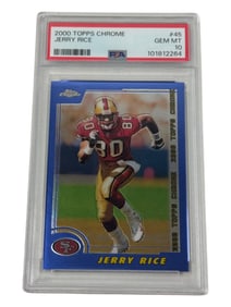 2000 Topps Chrome Jerry Rice #45 PSA 10