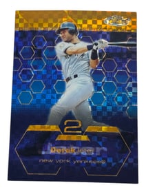 2003 Finest Derek Jeter #10 Gold X-Fractor 007/199