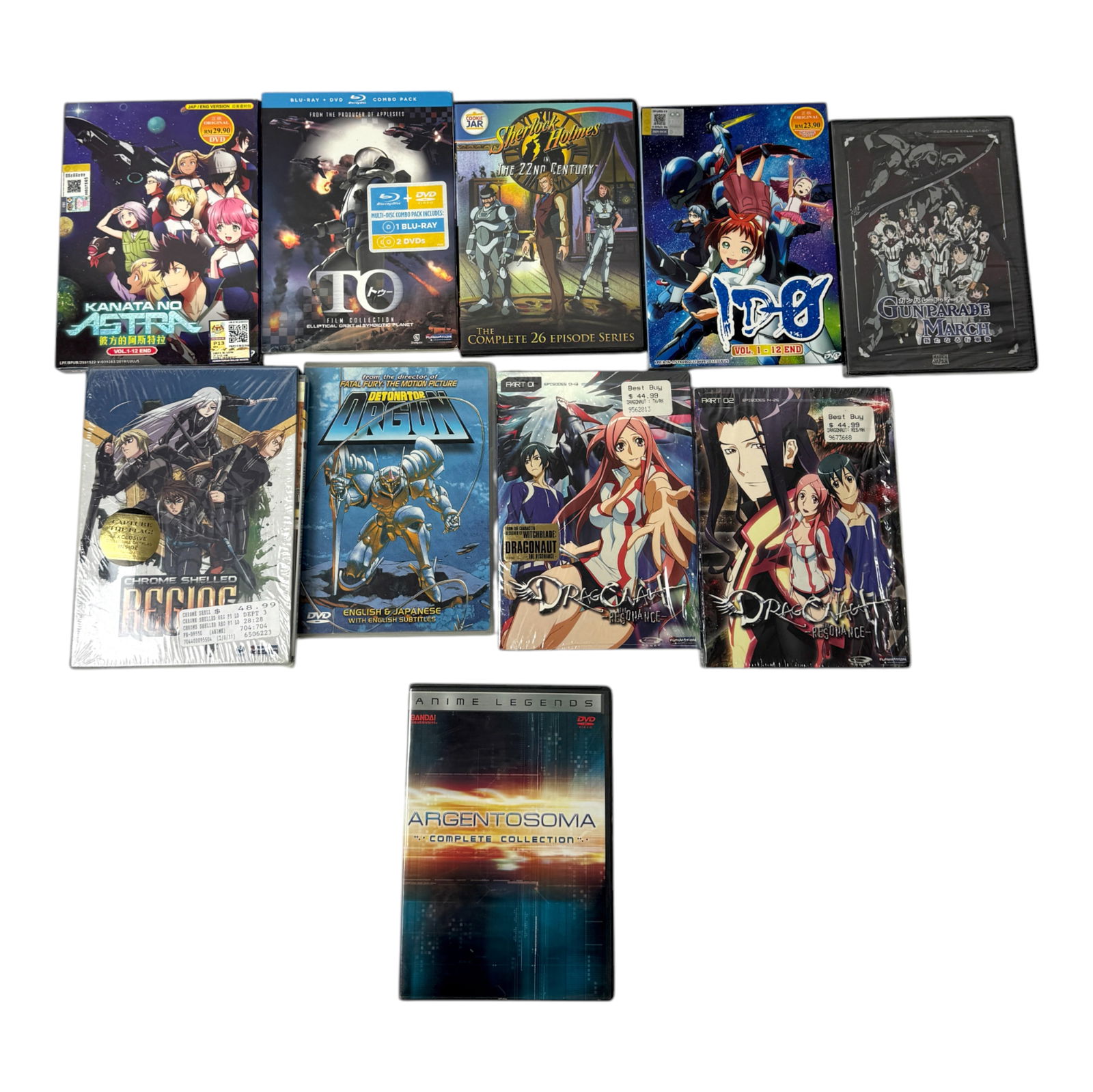 Vintage Japanese Anime Limited Edition DVDs & Blu-ray Discs Collection Movie Lot