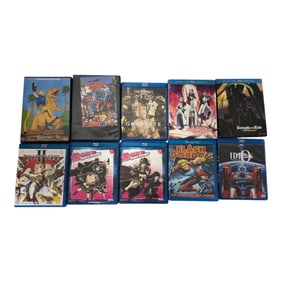 Vintage Japanese Anime Limited Edition DVDs & Blu-ray Discs Collection Movie Lot