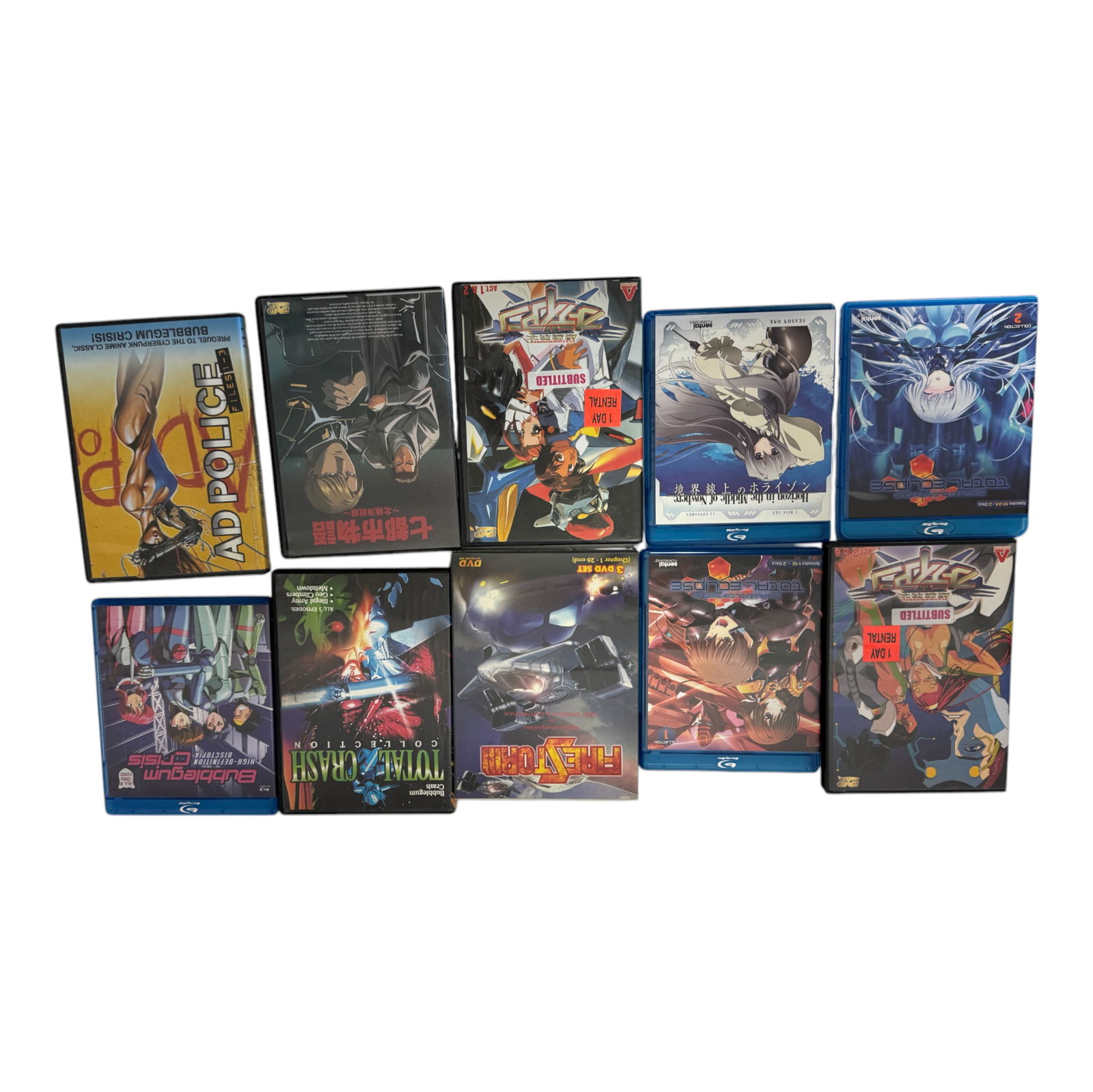 Vintage Japanese Anime Limited Edition DVDs & Blu-ray Discs Collection Movie Lot (1 of 4)