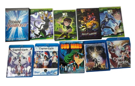 Vintage Japanese Anime Limited Edition DVDs & Blu-ray Discs Collection Movie Lot