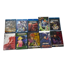 Vintage Japanese Anime Limited Edition DVDs & Blu-ray Discs Collection Movie Lot