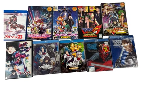 Vintage Japanese Anime Limited Edition DVDs & Blu-ray Discs Collection Movie Lot