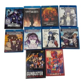 Vintage Japanese Anime Limited Edition DVDs & Blu-ray Discs Collection Movie Lot