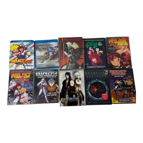 Vintage Japanese Anime Limited Edition DVDs & Blu-ray Discs Collection Movie Lot