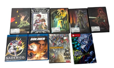 Vintage Japanese Anime Limited Edition DVDs & Blu-ray Discs Collection Movie Lot