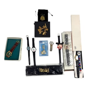 Disney Disneyland Watches and Bracelet Collection Lot