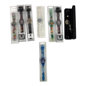 Vintage Disney Time Works Watch Collection Lot