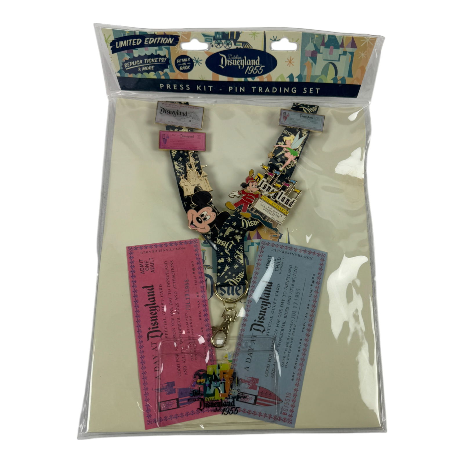 Disneyland Dateline 1955 LE Trading Pin with Lanyard (1 of 8)