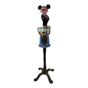 Vintage 1980s Disneyland Mickey Mouse Gumball Machine