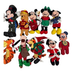 Vintage Disney Disneyland Mickey Mouse Plush Figures