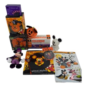 Halloween Spooky Town Toy Box Collection Lot