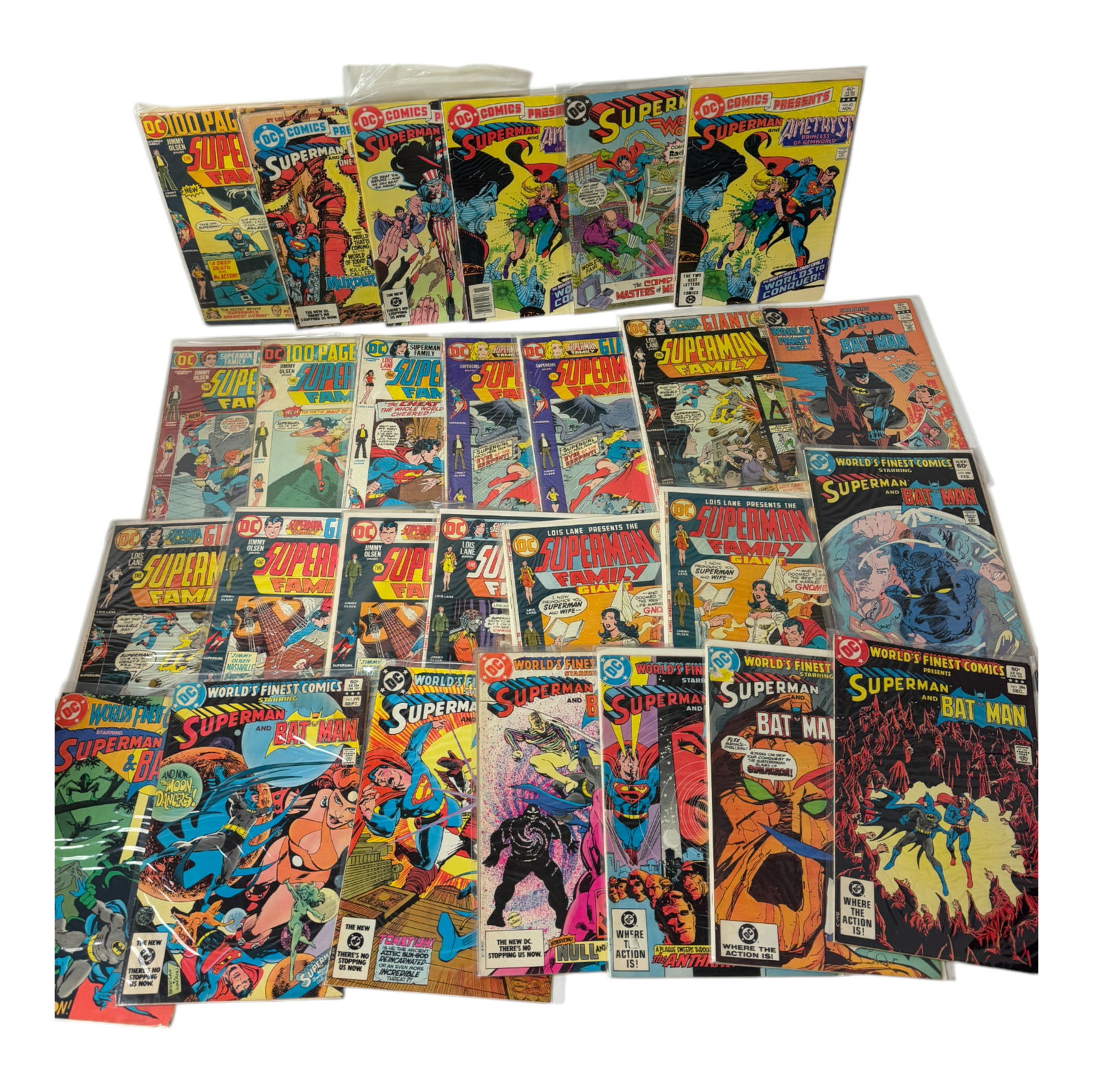 Vintage DC Superman Comic Book Collection Lot (1 of 5)