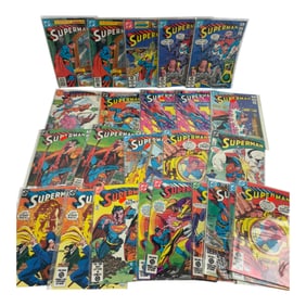 Vintage DC Superman Comic Book Collection Lot