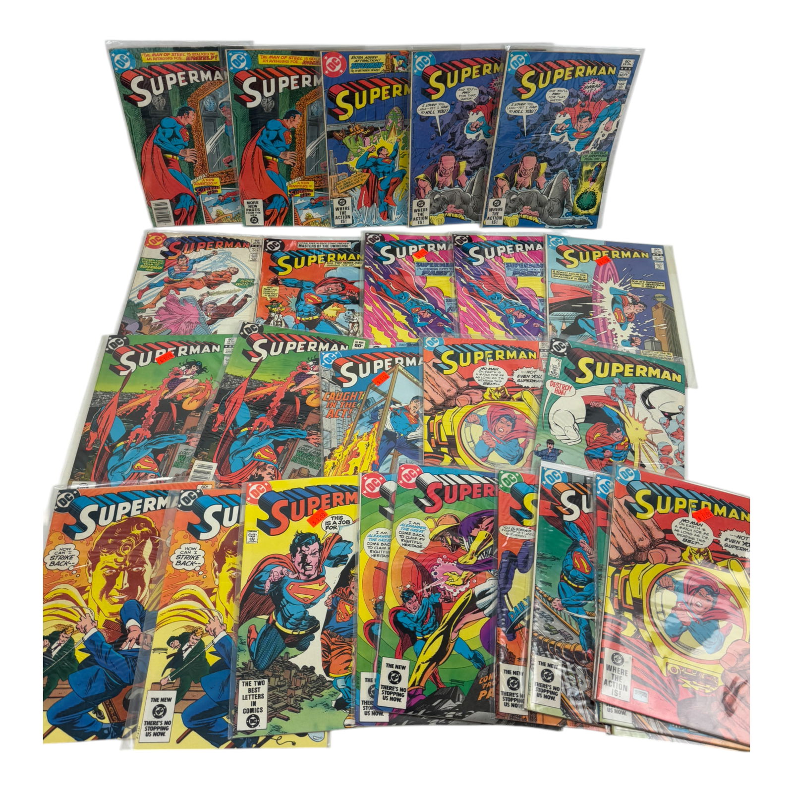 Vintage DC Superman Comic Book Collection Lot (1 of 5)