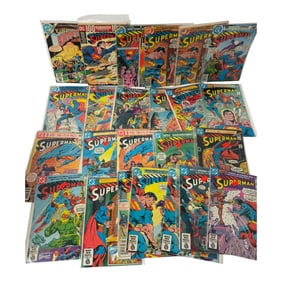 Vintage DC Superman Comic Book Collection Lot