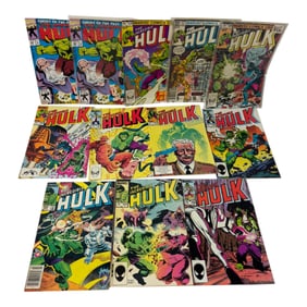 Vintage Marvel Hulk Comic Book Collection Lot