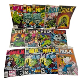 Vintage Marvel Hulk Comic Book Collection Lot