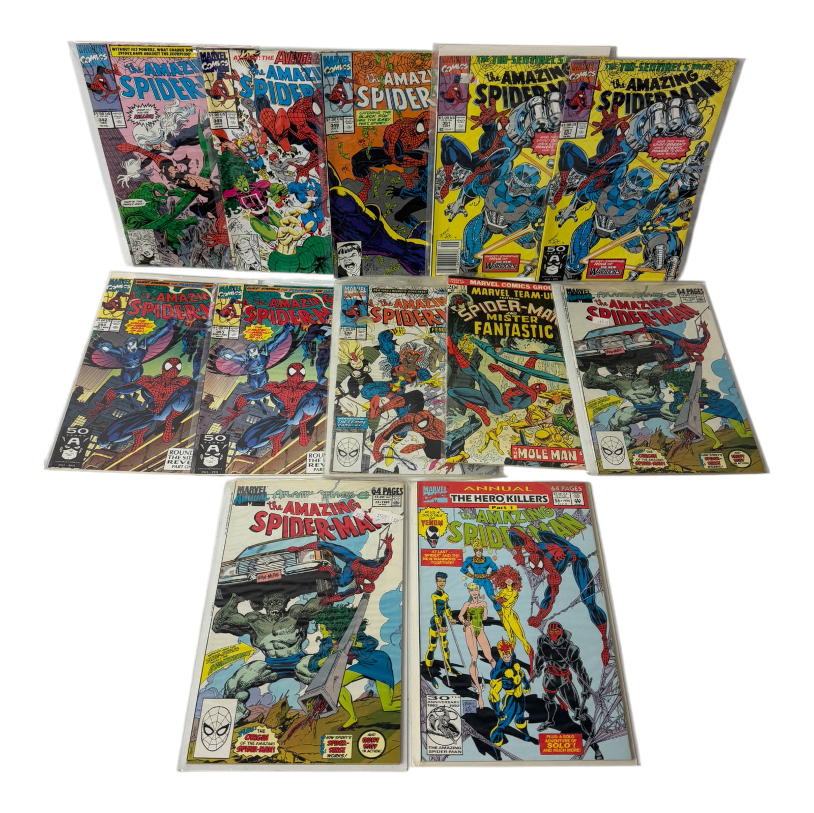 Vintage Marvel Spider-Man Comic Book Collection Lot (1 of 4)